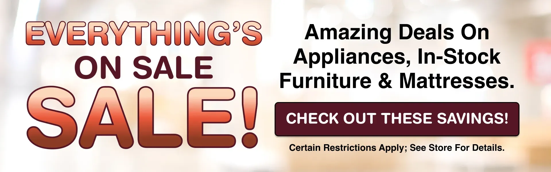 Everything on Sale!